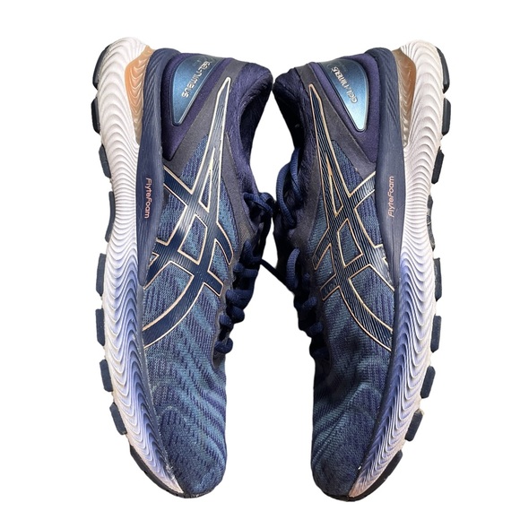 Asics Women's Gel Nimbus 22 Running Shoes - Blue, Size 9 - Picture 5 of 10